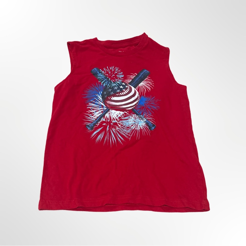 Way to celebrate patriotic top boys, size medium, eight grade condition